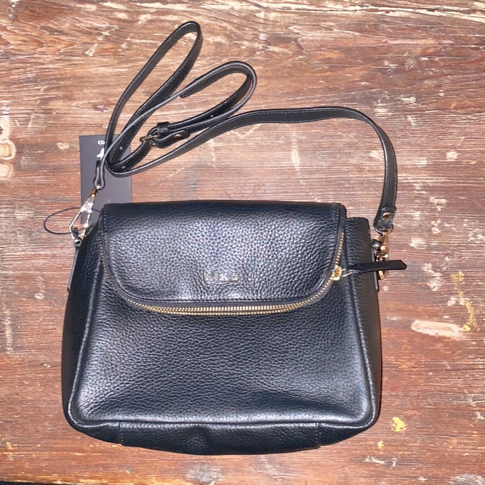 Kiko Leather Foldover Crossbody